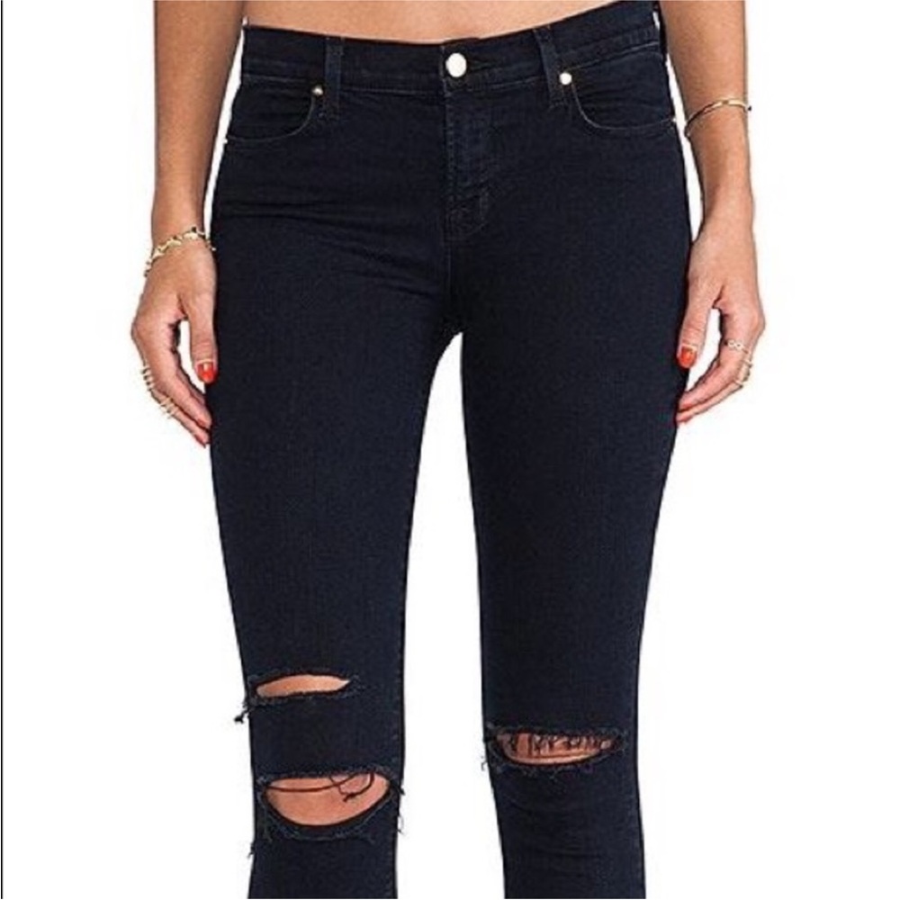 J Brand Jeans - Cropped Skinny - Blue Mercy - Size 25